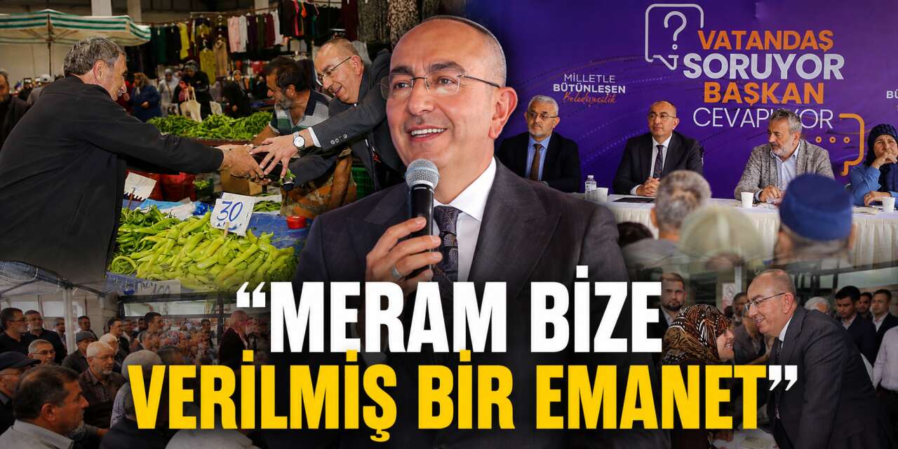 Meram’da emaneti teslim edenler sordu, Başkan Kavuş tek tek cevapladı