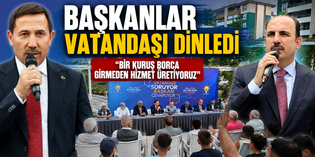 Karatay’da büyük buluşma! Borç vurgusu ile hizmetleri anlattılar