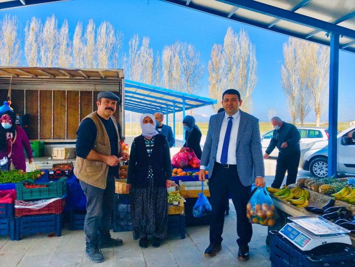 Yalıhüyük Kaymakamı Kılınç, pazarcı esnafını ziyareti