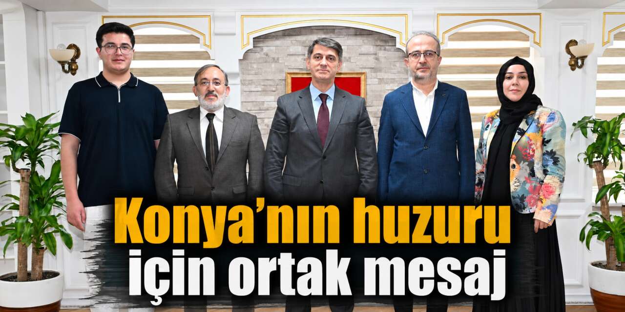 Konya İl Emniyet Müdürü Necmettin Koç, Haber Dairesi heyetini ağırladı