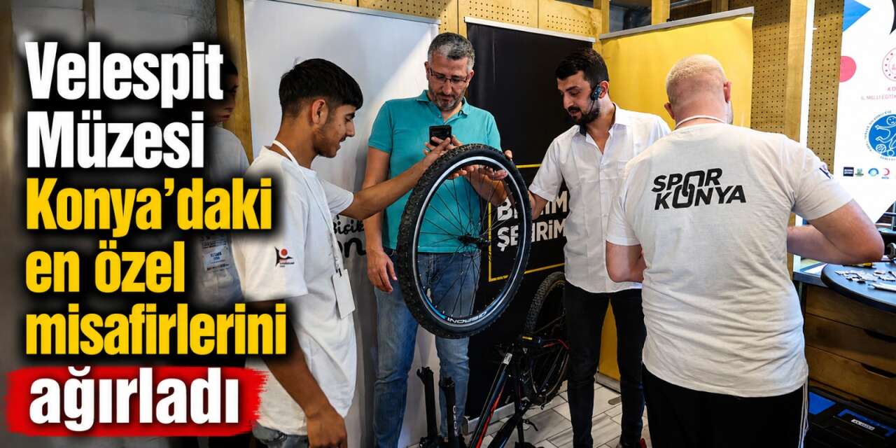 Konya’da özel öğrenciler bisikletle hem öğrendi hem eğlendi