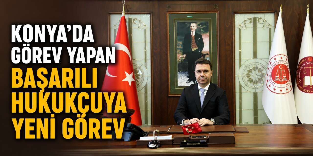 Konya’da başlayan kariyer Yargıtay’a uzandı! Gökhan Karaköse’ye alkışlı veda
