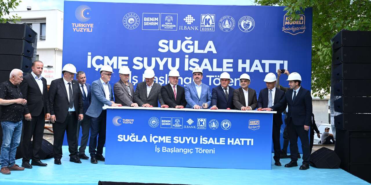 Dev proje başladı! Konya’da iki ilçe daha kesintisiz içme suyuna kavuşacak