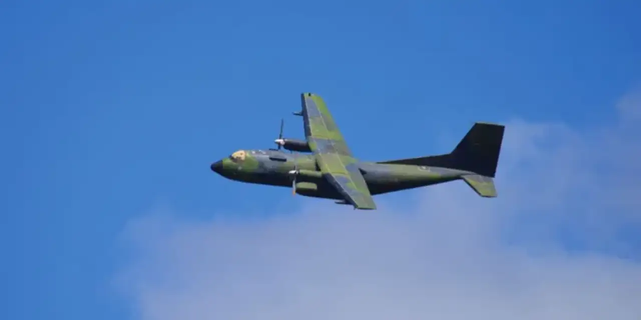 Hava Kuvvetlerine ait uçak düştü! 5 asker hayatını kaybetti