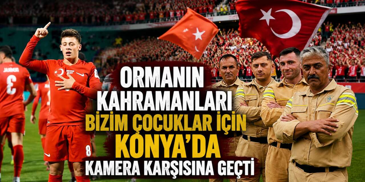 Ormanın kahramanlarından ay-yıldızlı ekibe destek! Görüntüler Konya’dan