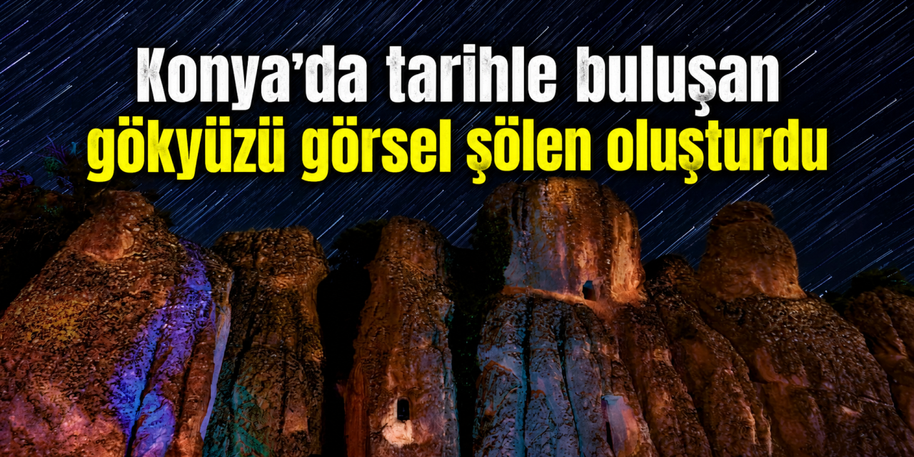 Konya’nın peri bacalarında büyüleyici manzara! Fotoğrafçılar akın etti