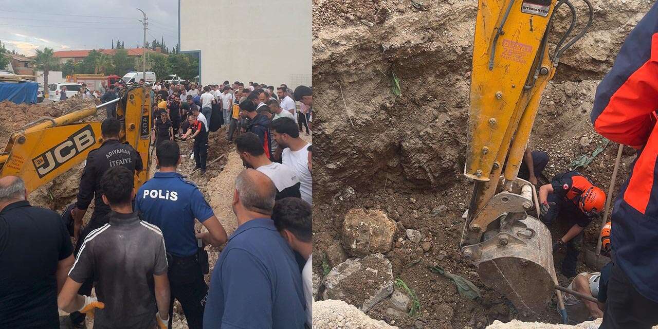 Kuyu çalışmasında göçük! Baba ve oğlu toprak altında kaldı