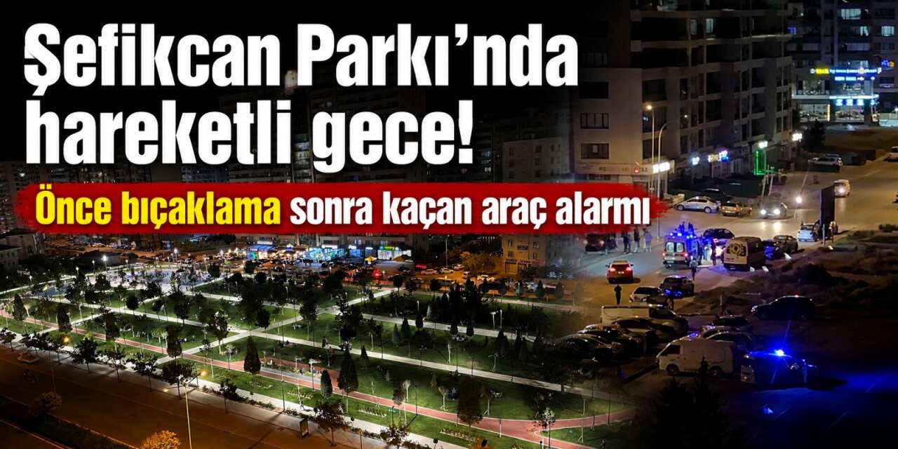 Konya’nın kalabalık parkında hareketli gece! Peş peşe iki olay yaşandı