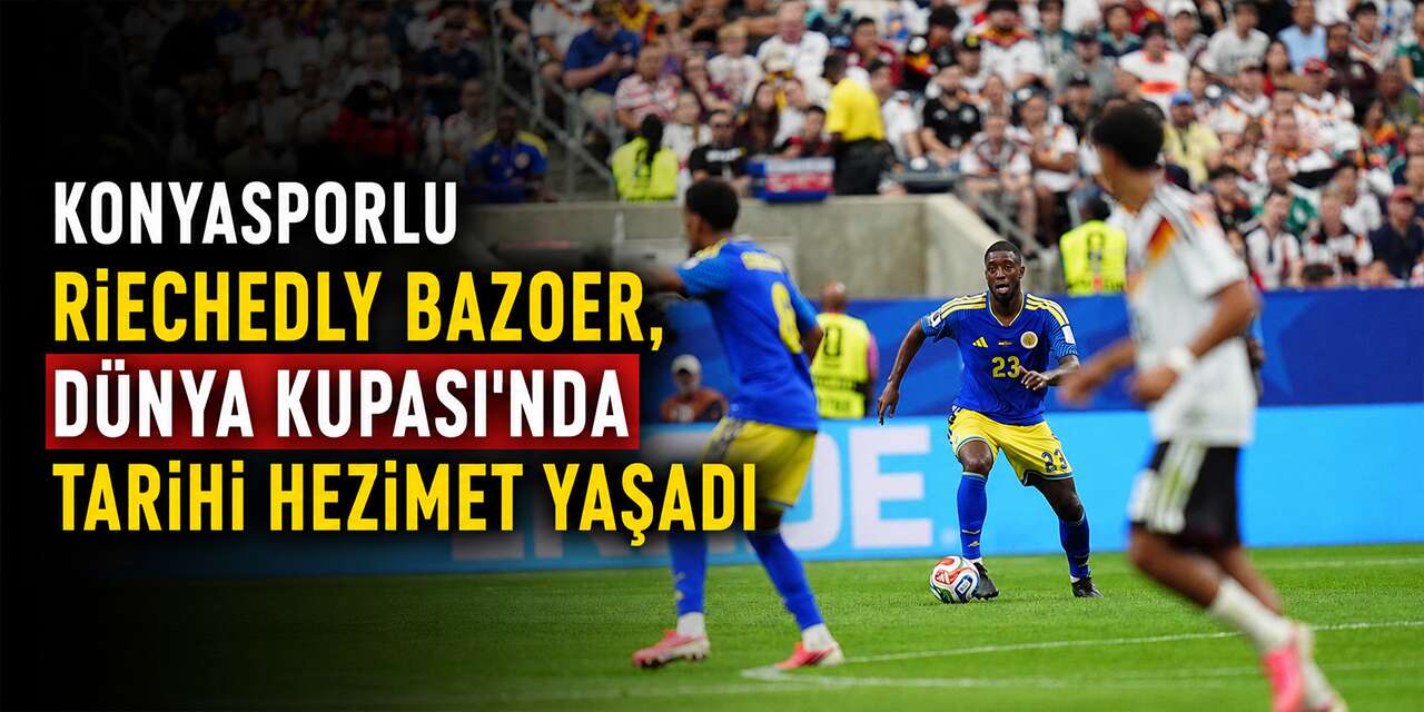Konyasporlu Bazoer’e Dünya Kupası’nda ağır darbe