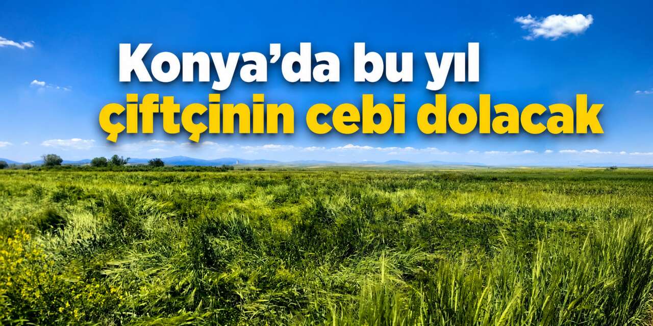 Ataların Konya Ovası için sözü bu yıl gerçek oluyor