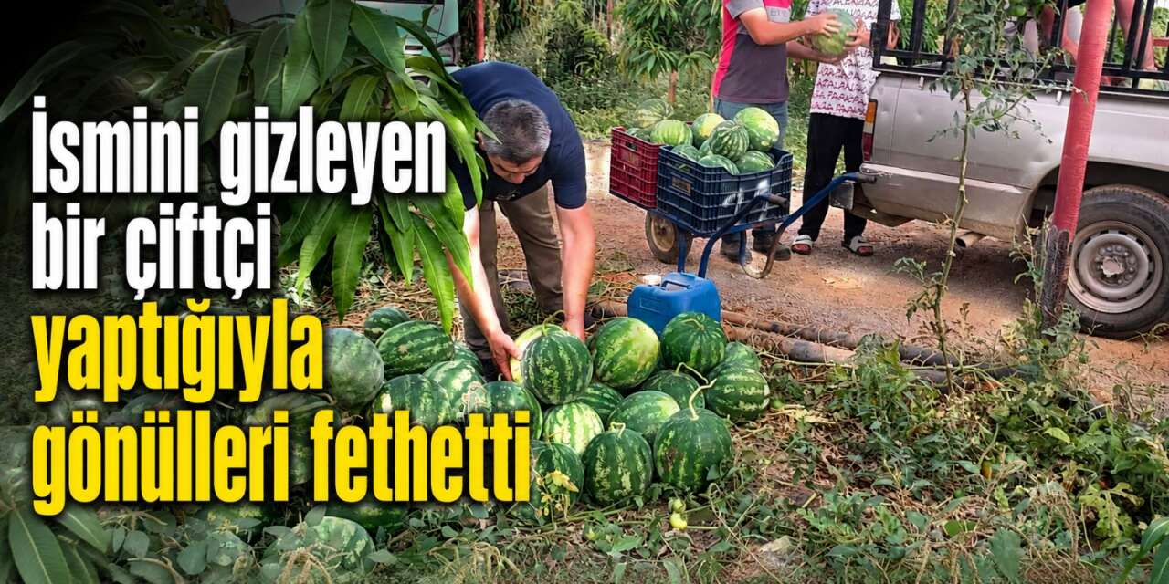 Antalya’dan çıktı, Konya’daki yurtlara ulaştı! Gizemli çiftçiden 10 tonluk bağış