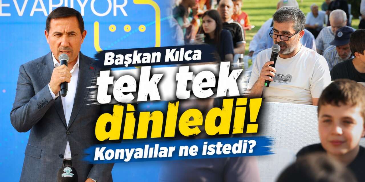 Konya’da vatandaş anlattı, Başkan Kılca çözüm için not aldı