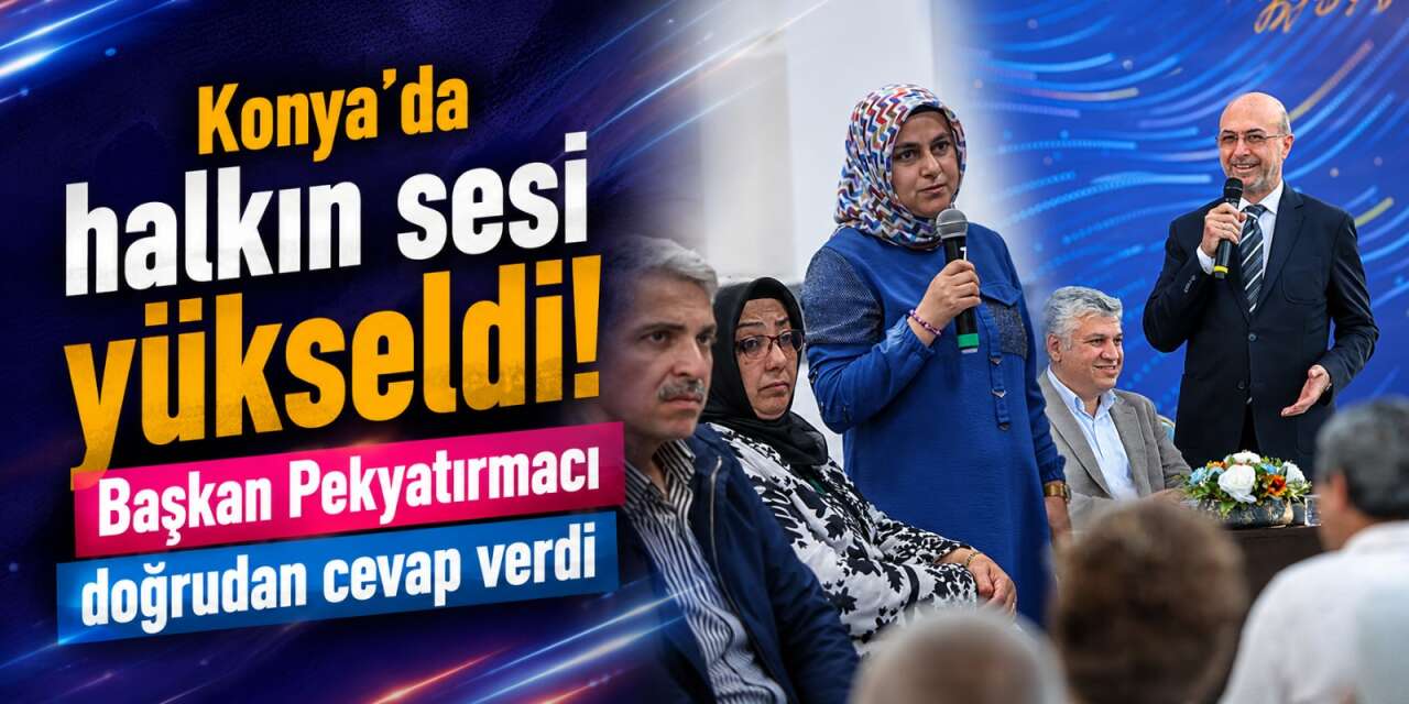 Başkan Pekyatırmacı yine sahadaydı! Konyalıların sorunları masaya yatırıldı