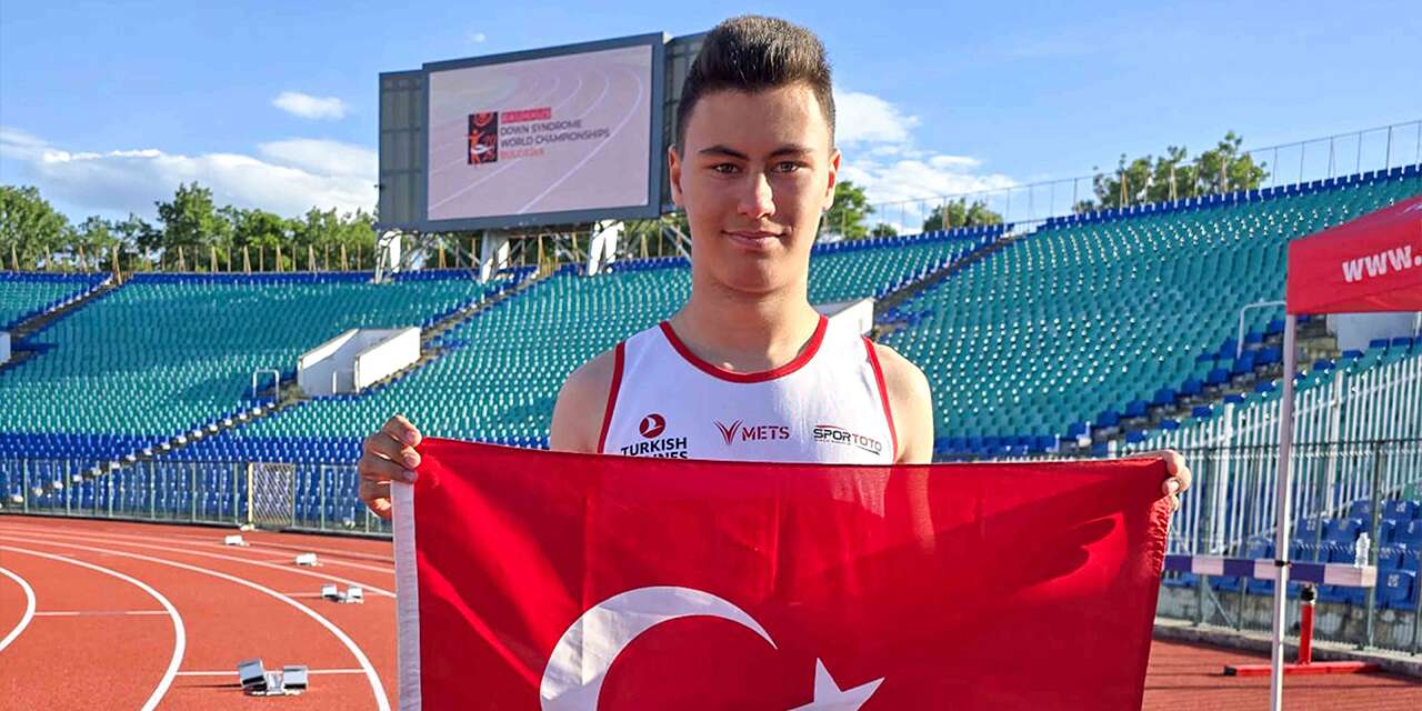 Konya’nın down sendromlu milli sporcusu 2 dünya rekoru kırdı