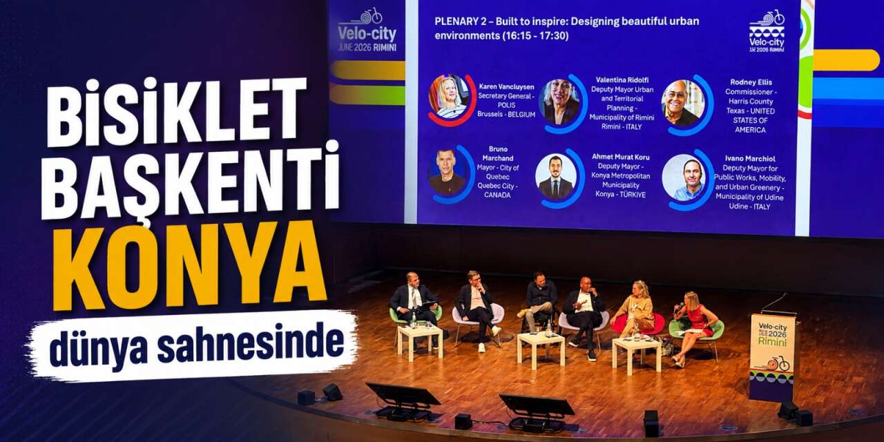 Konya bisiklet vizyonunu küresel arenaya taşıdı