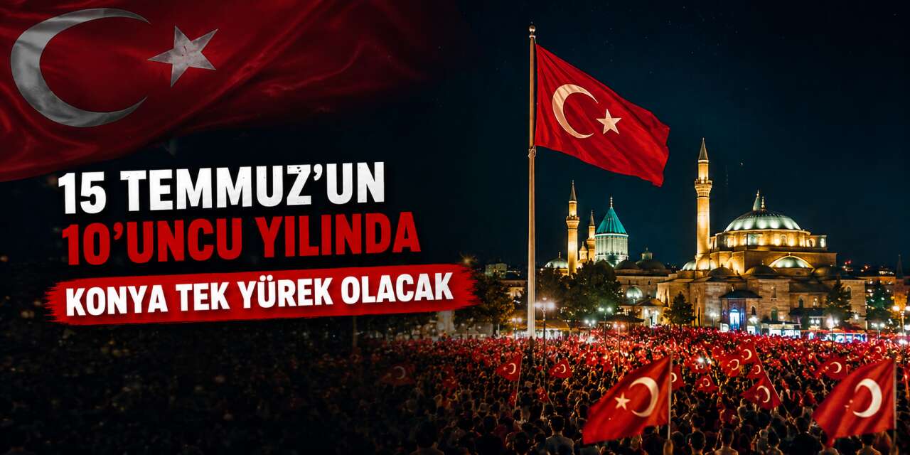 Konya’da 15 Temmuz hazırlıkları başladı! Bu yılki slogan belli oldu
