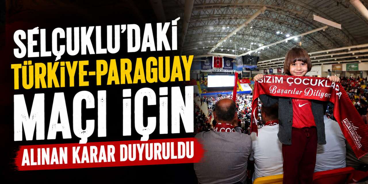 Milli maç heyecanına YKS engeli! Konya’daki dev ekran yayını iptal edildi