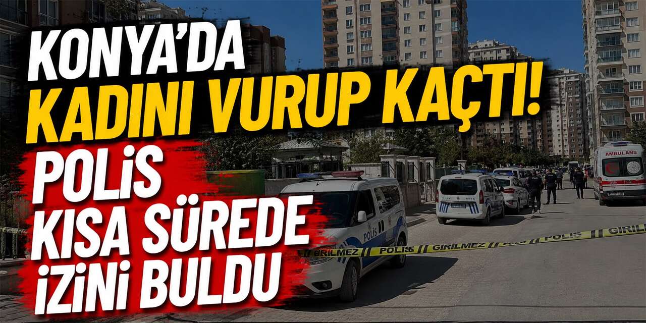 Konya’da site bahçesinde silahlı saldırı! Kaçan şüpheli böyle yakalandı