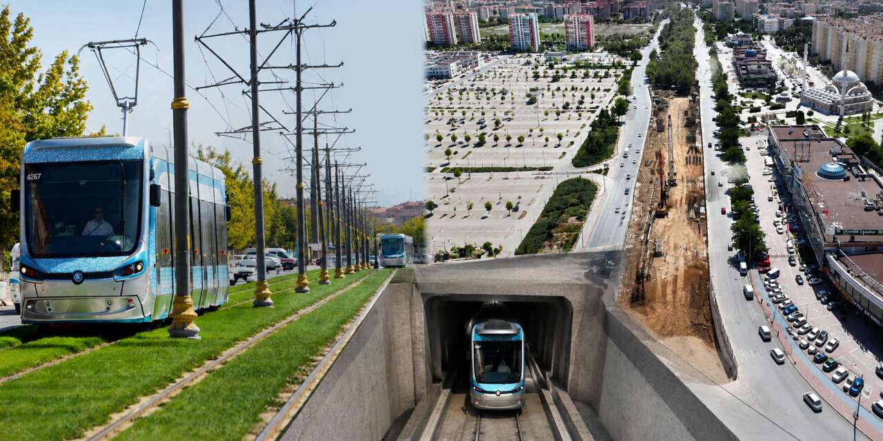 Konya’da dev ulaşım hamlesi! Tramvay yer altına iniyor