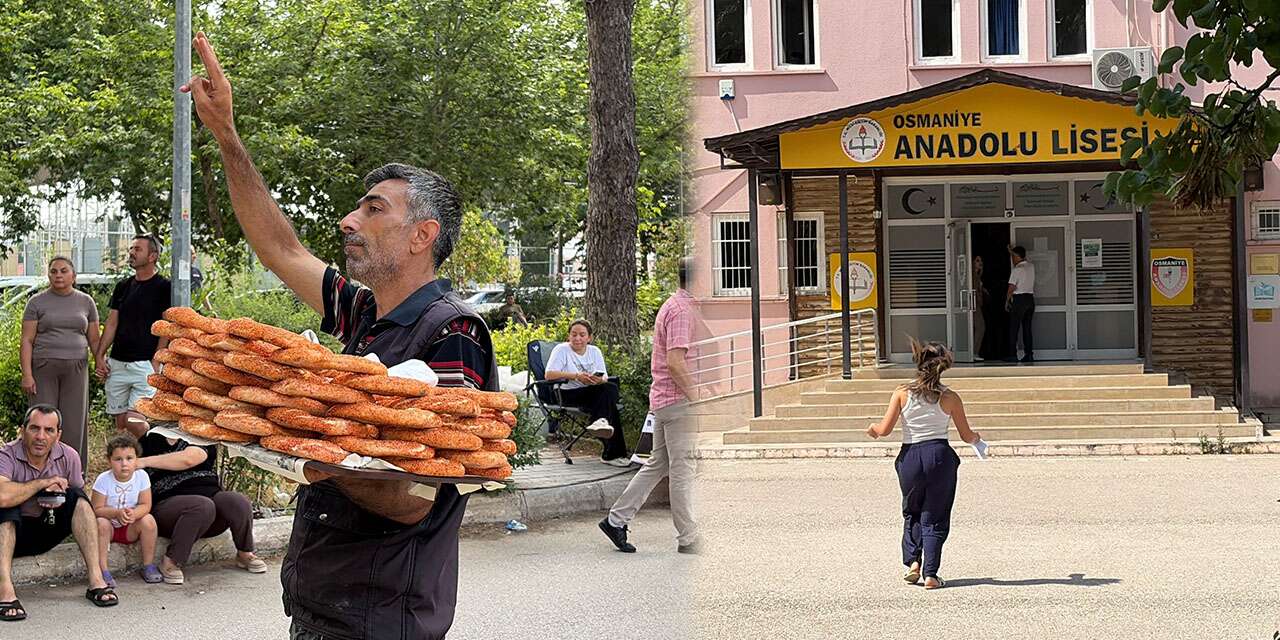 Simitçinin uyarıları yetmedi! Aday sınavı saniyelerle kaçırdı