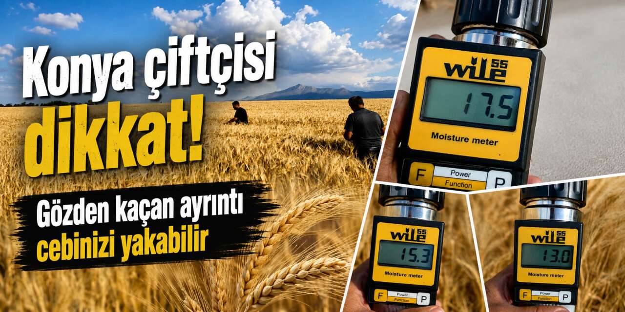 Konya’nın tarlalarında ölçüm yapıldı! Acele edenin kaybı artabilir