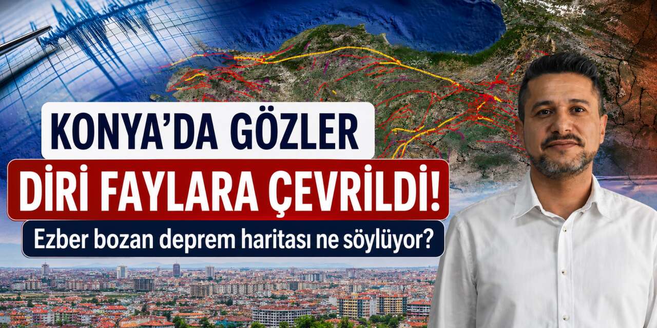 Yeni harita Konya’da deprem tartışmasını alevlendirdi! Çarpıcı tespitler var