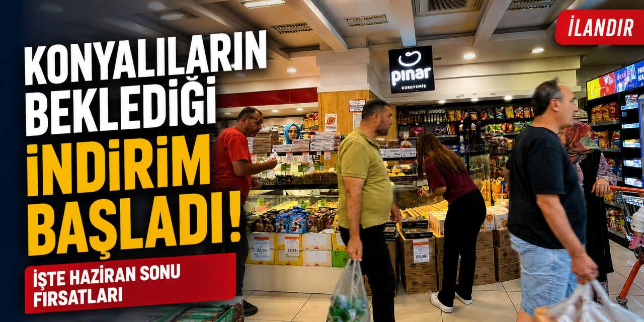Konya’nın zincir marketi duyurdu! Raflarda büyük değişim başladı