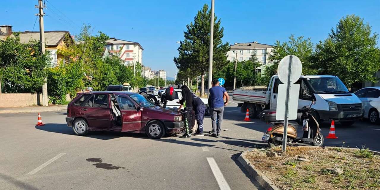 Konya’da otomobille motosiklet çarpıştı! 1 ağır yaralı