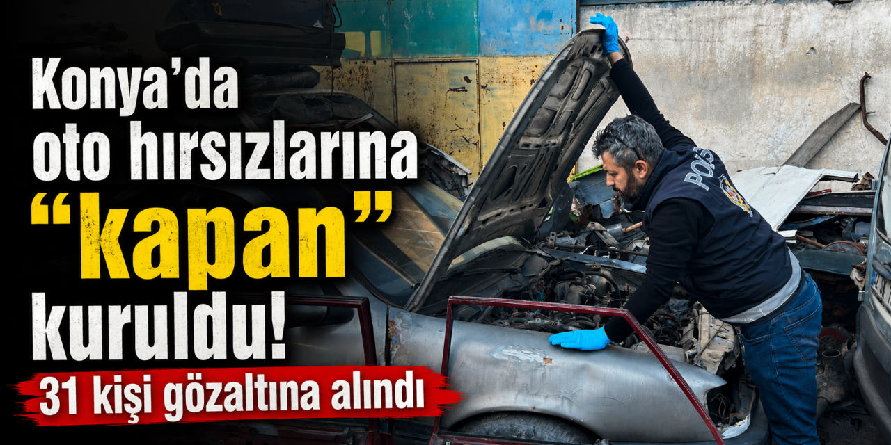 Konya merkezli dev operasyon! 75 milyonluk "change" araç ağı çökertildi