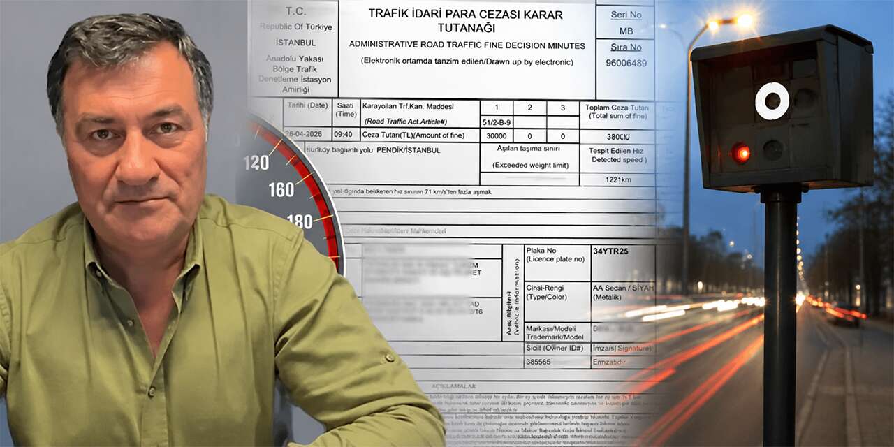 Uçaktan bile hızlı çıktı! 62 yaşındaki otomobil sürücüsüne unutulmaz ceza