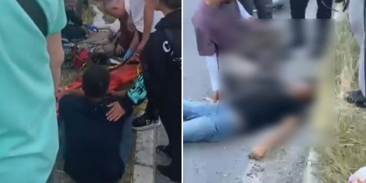 Motosikletle gezen arkadaşlar birbirine çarptı! 1 ölü, 3 yaralı