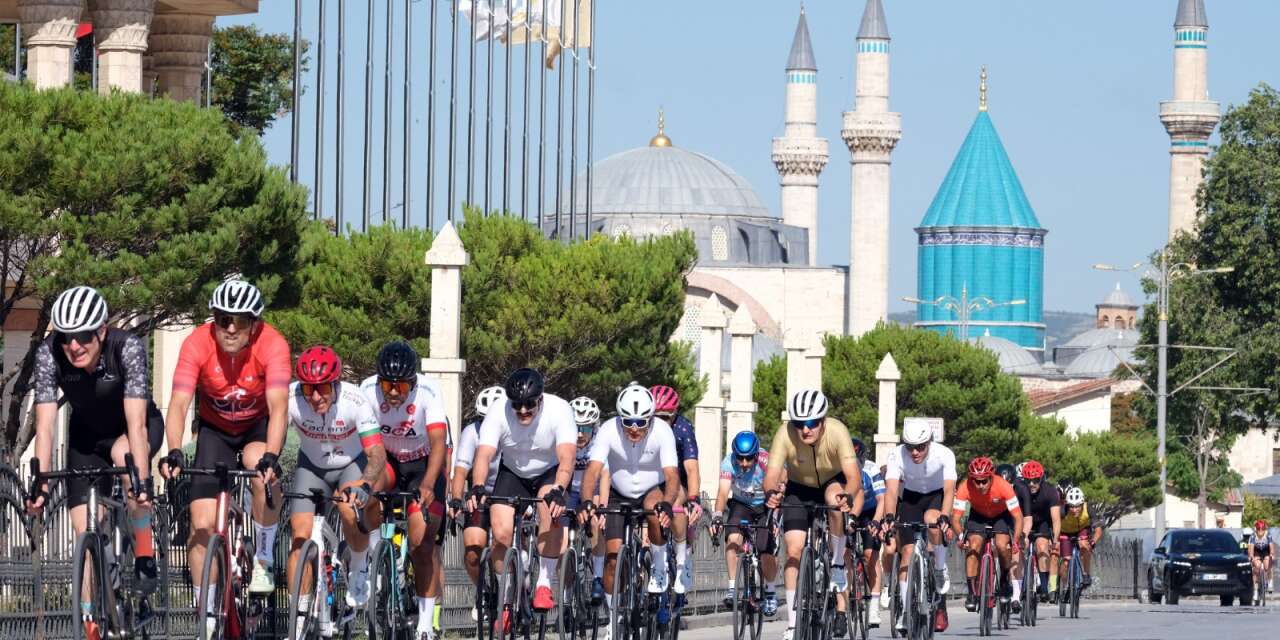 565 sporcu Konya’da pedal çevirdi! Para ödüllü Granfondo Bisiklet Yol Yarışı nefes kesti