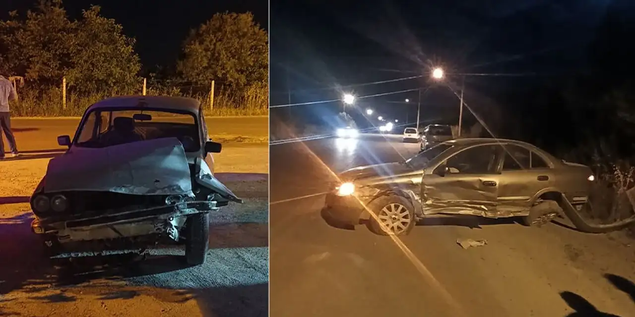 Konya’da iki otomobil çarpıştı! 1’i kadın, 3 kişi yaralandı