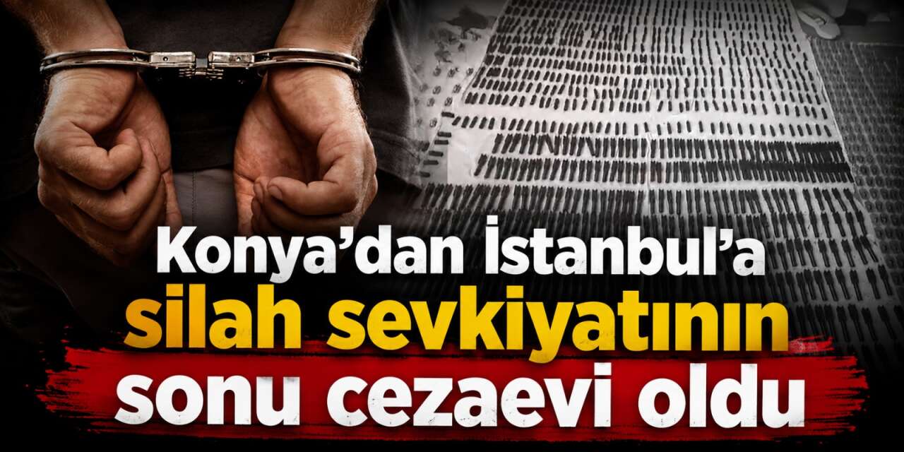 Konya çıkışlı silah trafiği çökertildi! 3 kişi tutuklandı
