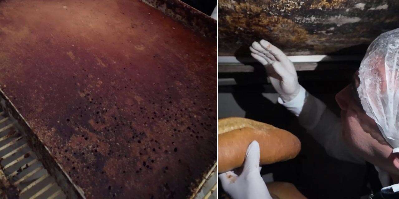 Fırında hijyen skandalı! Böcek ve sigara izmariti çıktı