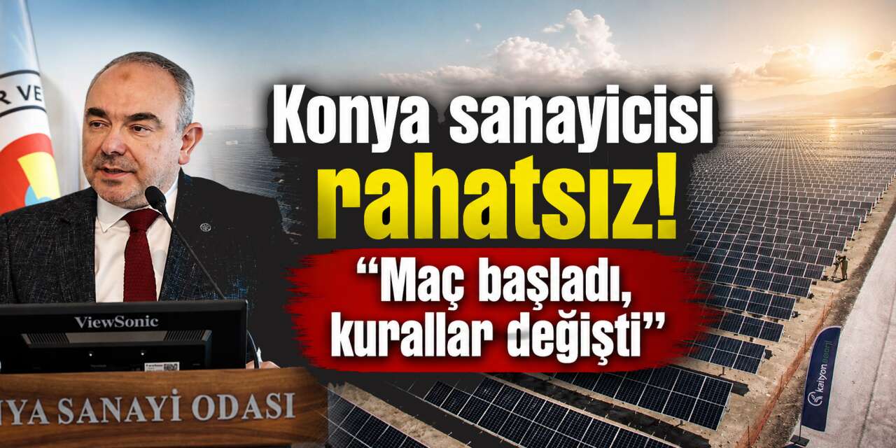 Konya’da GES yatırımı yapan sanayici tek şey istiyor