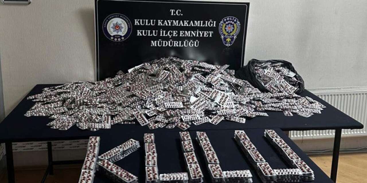 Konya’da 6 ayda binlerce uyuşturucu ele geçirildi