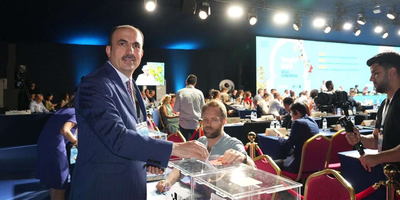 AYDOĞDU’DAN DÜNYA BELEDİYELER BİRLİĞİ BAŞKANLIĞINA…