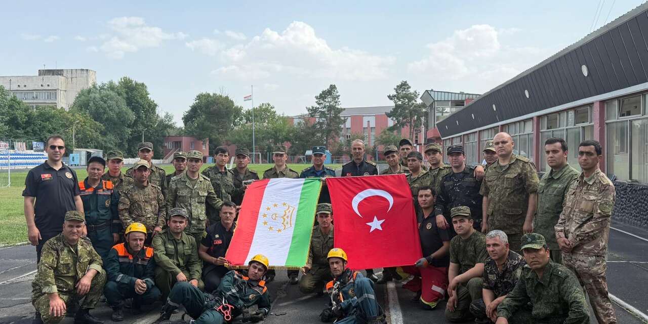 Konya itfaiyesinin tecrübesi Tacikistan'a taşındı