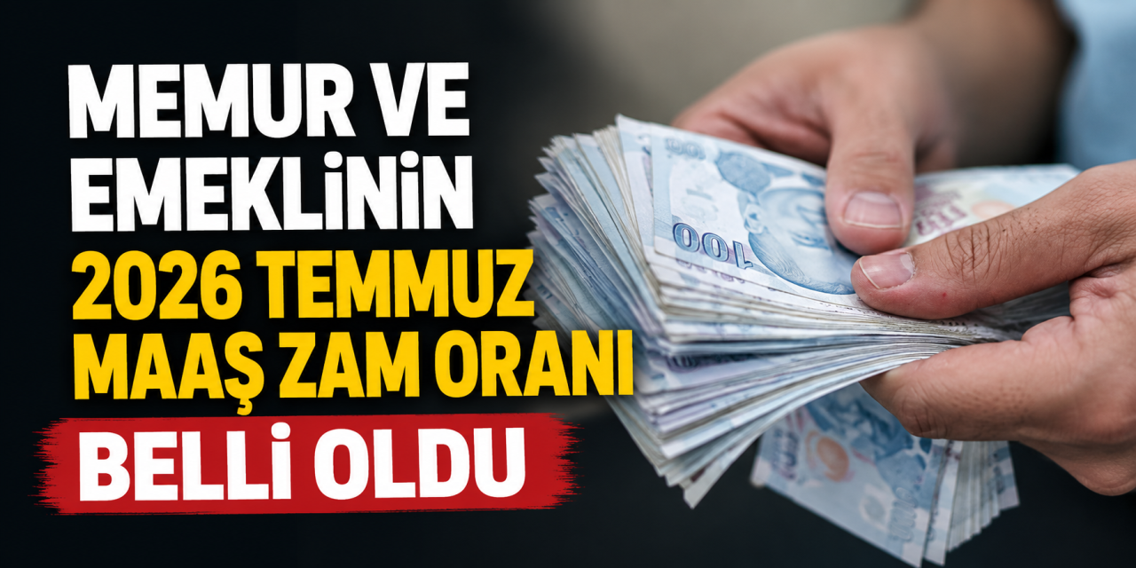 Memur ve emeklinin 2026 Temmuz maaş zam oranı belli oldu