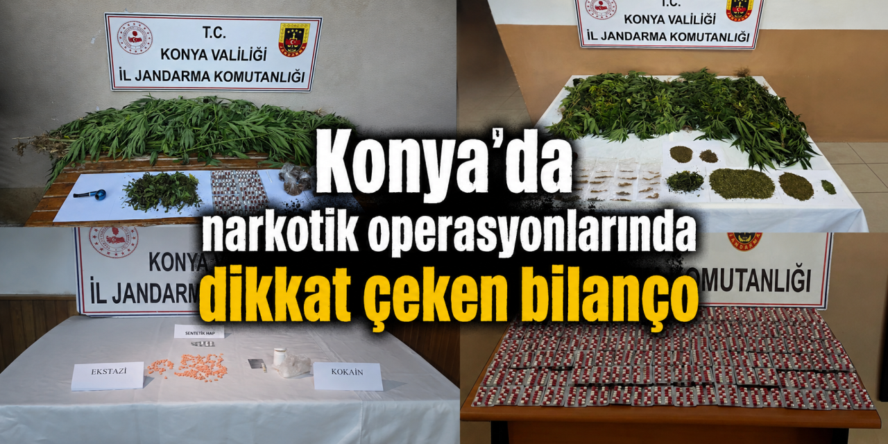 Jandarma yakalamasa Konya’da gençleri zehirleyeceklerdi! 81 gözaltı var