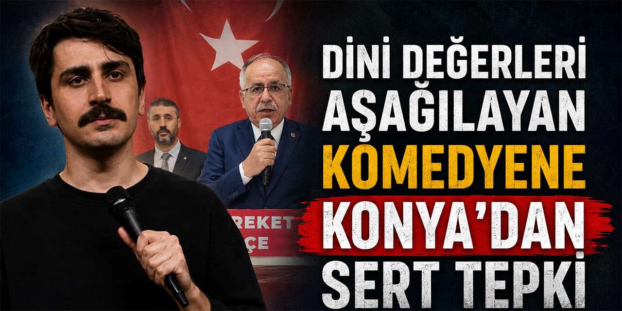 Tutuklanan komedyen Deniz Göktaş'a bir tepki de Konya’dan