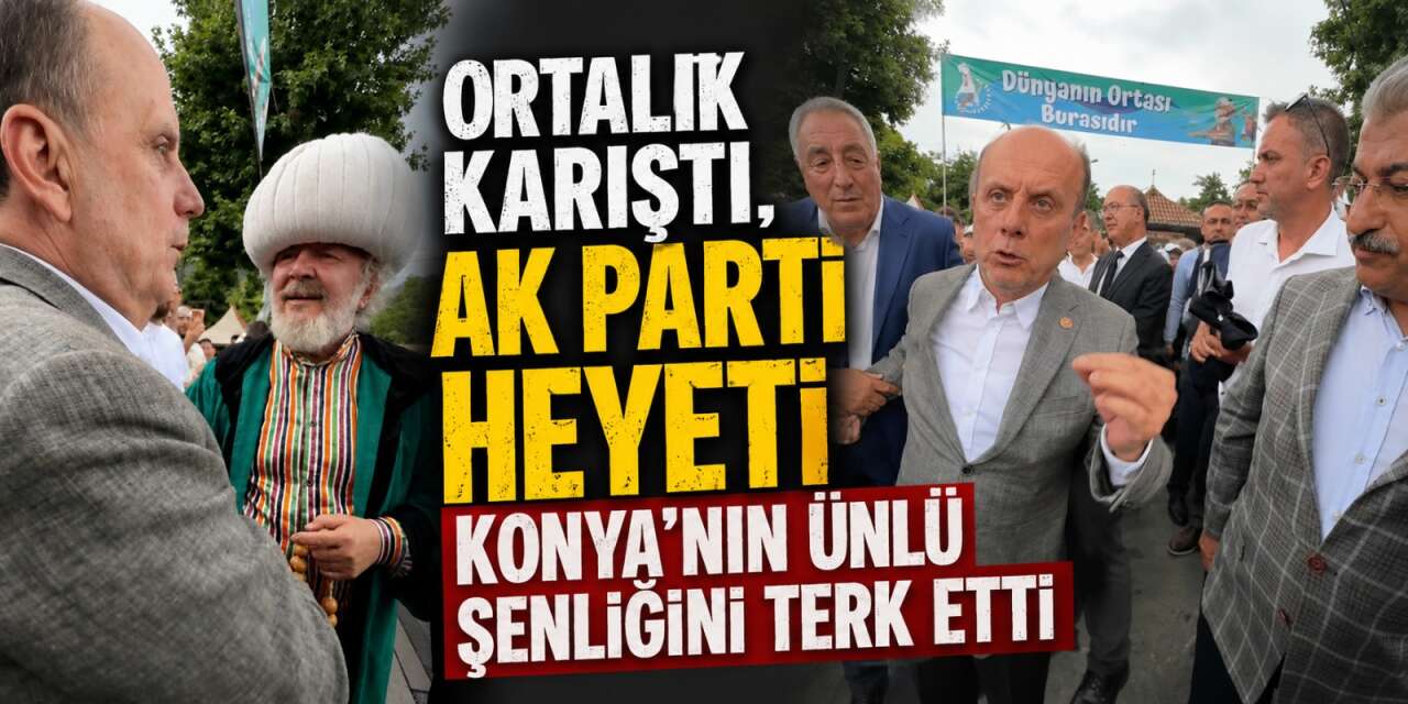 Akşehir'deki şenlik krizle başladı! Temsili hocanın sözleri AK Parti heyetini kızdırdı