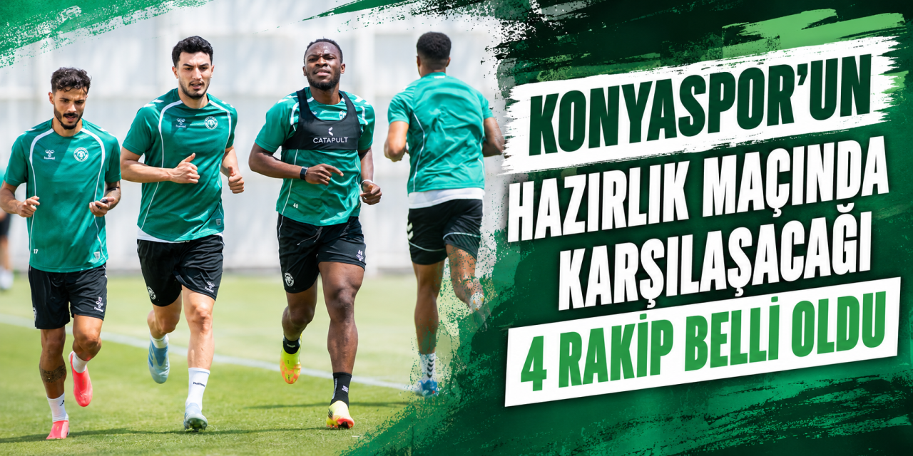 Konyaspor'un hazırlık maçı programı belli oldu! İşte rakipler