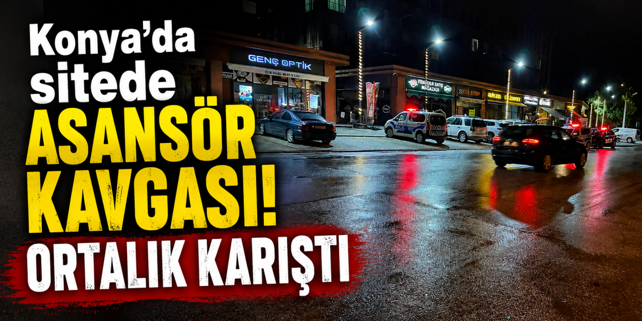 Konya'da taşınma kavgası kanlı bitti! Site yöneticisi 2 kişiyi bıçakladı