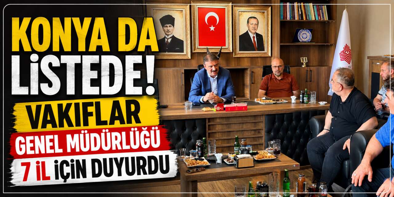 Vakıflar Genel Müdürlüğü duyurdu! Konya’ya yeni aşevi yapılacak