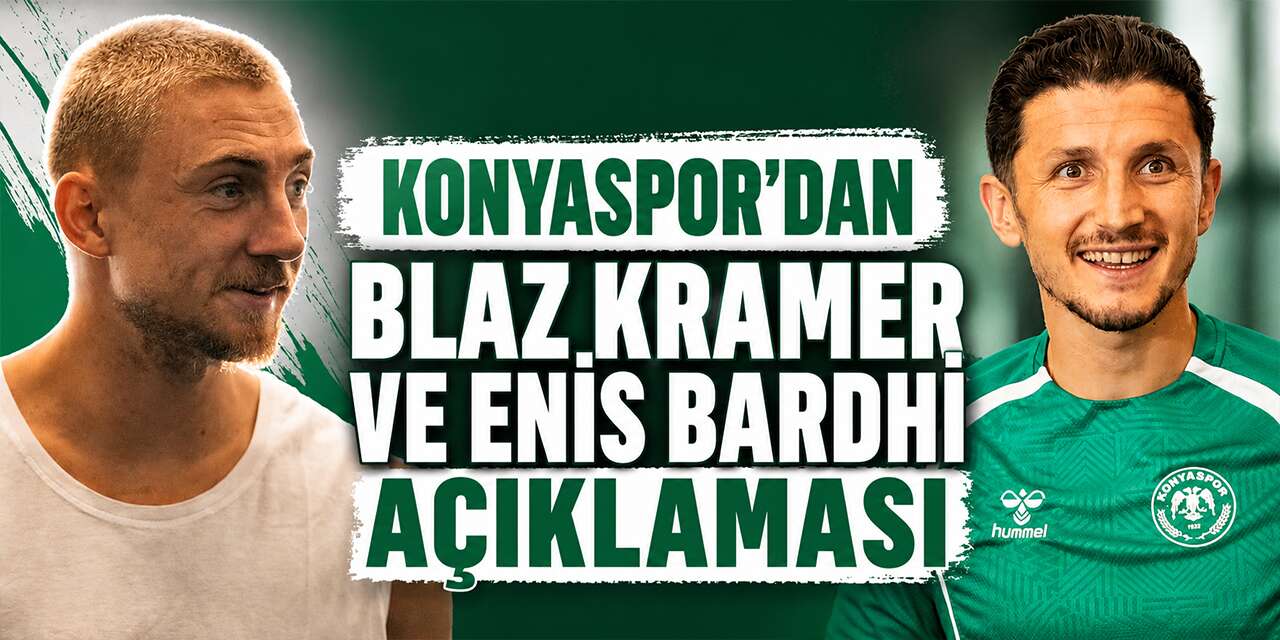Konyaspor’dan Blaz Kramer ve Enis Bardhi açıklaması