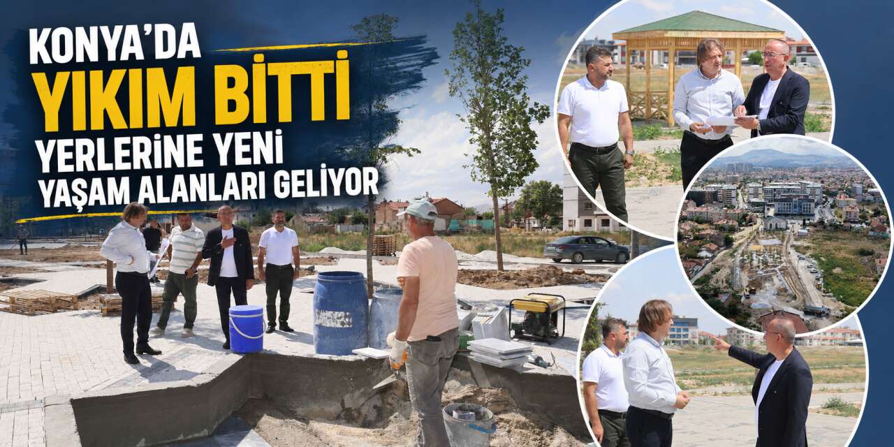 Meram’a 3 yeni yaşam alanı geliyor! Biri buluşma noktası olacak