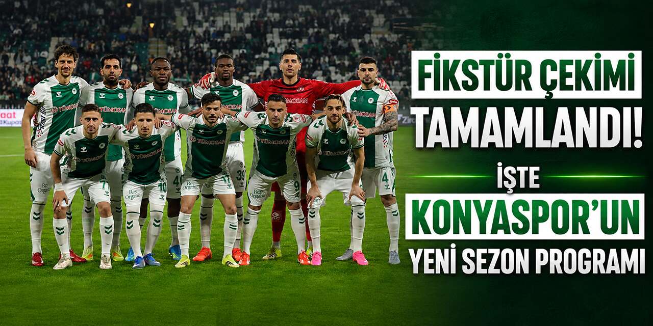 Konyaspor’un yeni sezon fikstürü belli oldu