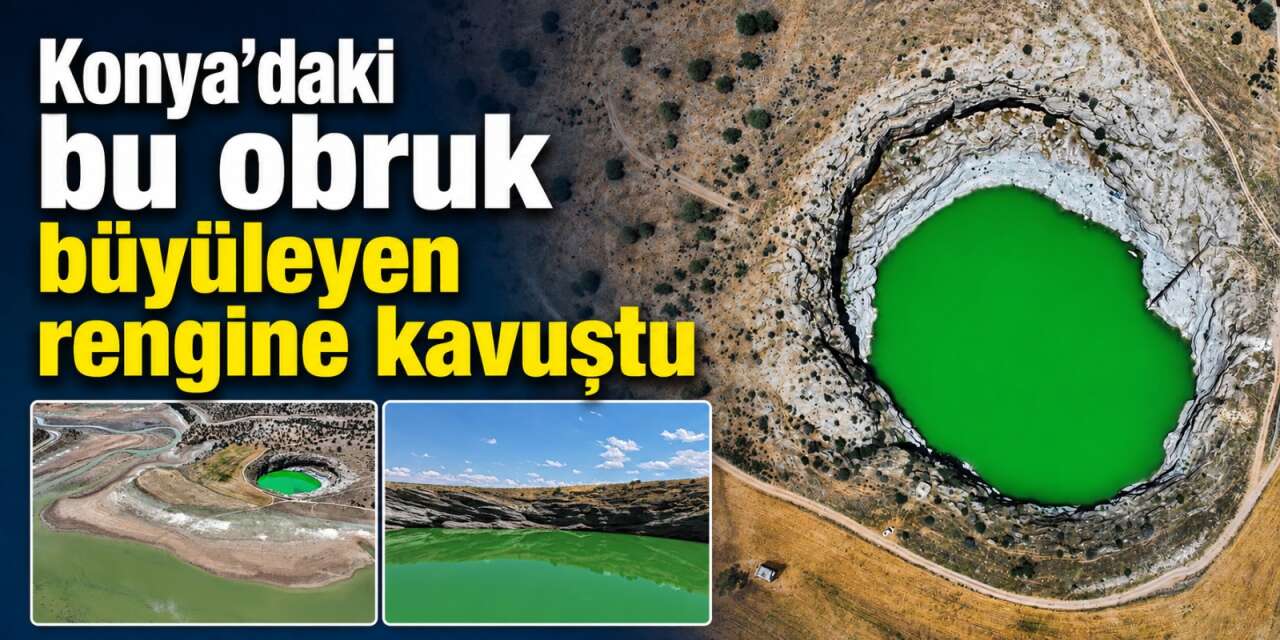 Bozkırın ortasında yeşil cennet! Konya'nın zümrüt güzelliği yeniden hayat buldu